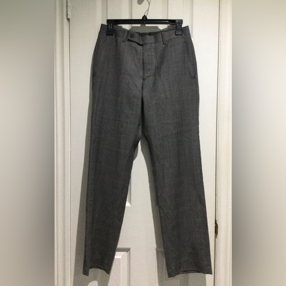 BNWT Calvin Klein Men's Wool Charcoal Gray Suit Trousers - Picture 2 of 5